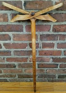 Antique Golf Wood Folding Spectator Seat Lawn Chair Rest Man Cave Sports Display
