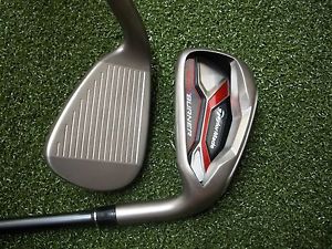 BRAND NEW TaylorMade AeroBurner 4-9+PW+AW Iron Set//Graphite Regular Flex