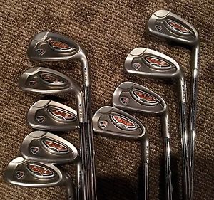 PING i10 Iron Set 4-PW + SW & UW Stiff AWT Shaft Blue Dot 9 Irons Total