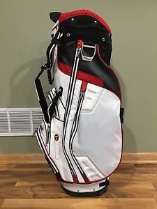 MINT Titleist Lightweight Staff Cart Carry Golf Bag Black White Red TB6CT5