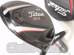 Titleist 913D3 Driver  9.5* ALDILA RIP Alpha (Red Eyes) Stiff Flex +Tool & Cover