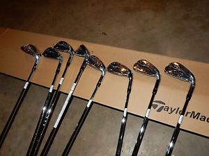 TAYLORMADE RSi 1 IRONS 4-PW, SW STEEL STIFF FLEX  RH 8 IRON SET BEST PRICE!!!