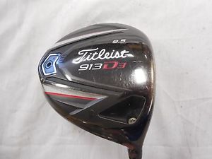 Used Rh Titleist 913 D3 9.5* Driver Diamana 62x5ct Stiff Flex Graphite Shaft