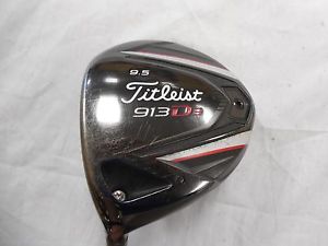 Titleist 913 D3 9.5* Driver Diamana 62x5ct Stiff Flex Graphite Shaft Used Lh