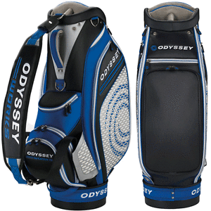 "LTD EDITION" CALLAWAY ODYSSEY WORKS 10" GOLF TOUR STAFF TROLLEY BAG + FREE GIFT