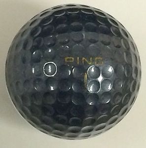 Ping Eye Golf Ball Metallic Gunmetal White Karsten Hotel Jerome Logo Great Rare