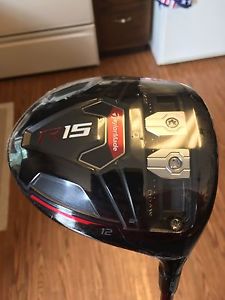 NEW TAYLORMADE R15 460 "BLACK" 12* DRIVER MATRIX HD RED TIE 6Q3 STIFF FLEX
