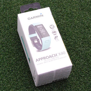 Garmin Approach X40 Golf and Fitness Watch - Frost Blue/Midnight Blue Band - NEW