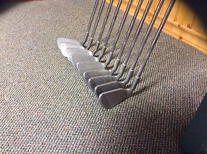 Ping Eye 2 + Iron Set. 3 thru SW, Orange Dot. New Grips.