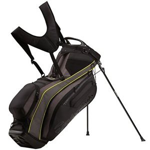 Taylormade Pure-Lite 2016 Black Charcoal Yellow Stand Golf Bag