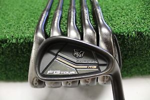 Used Rh Wilson Staff FG Tour M3 5-PW Iron Set Aldila RIP Stiff Flex Graphite