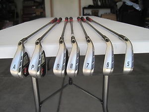 Callaway Razr X Irons AW-5 Steel shaft  Very NIce