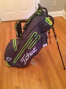 NEW Titleist Waterproof StaDry Stand Bag graphite/grey/lime