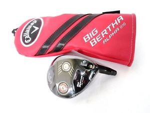 -NEW- Callaway ALPHA 816 BIG BERTHA 16* 3 WOOD -Head- w/ Adapter & Headcover