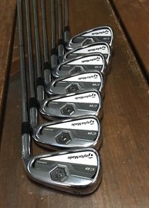 TaylorMade Tour Preferred CB Iron Set 5-A ~ DGXP S300 Stiff ~ Plus 1" ~ Nice!