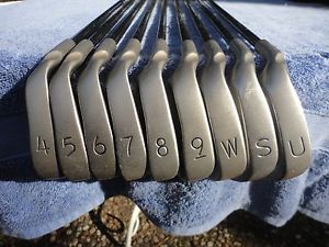 LH Ping i3 O-size Blue Dot Iron Set 4-SW U Wedge Graphite 350 R Regular 9 Irons