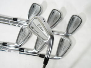 TITLEIST 712 CB FORGED IRONS IRON SET 4-PW Steel KBS TOUR-V 110 Stiff Flex