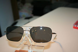 Oliver Peoples Victory 55 Large Silver Sunglasses Discontinued Prescription RX