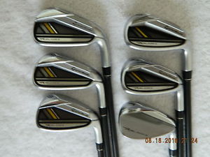 WOMENS TaylorMade RocketBladez Iron set 6-AW RIGHT HANDED Rocketfuel 45 GRAPHITE