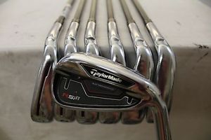 Used TaylorMade RSi 1 4-PW Iron Set TaylorMade REAX 65G Regular Flex Graphite