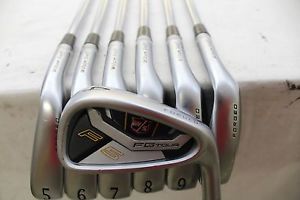 Used RH Wilson Staff F5 FG Tour (4-PW) Iron Set/ Steel- Dynamic Gold Stiff Flex