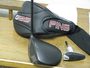 LH Ping G25 9.5* Driver X-Stiff Flex Tour Ping Graphite w/HC & Tool Very Nice!!
