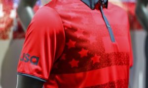 ADIDAS CLIMACOOL FLAG OLYMPICS 2016 TEAM USA GOLF SHIRT MEDIUM M