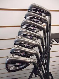 MINT CALLAWAY XR IRONS 4-PW only 6 rounds from new
