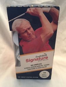 NOS VINTAGE Arnold Palmer Signature Golf Balls -16 Ball Pack Sealed Package RIP