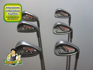 Ping i10 Iron Set 5-W Blue Dot AWT Steel Shaft Stiff Flex 21521A