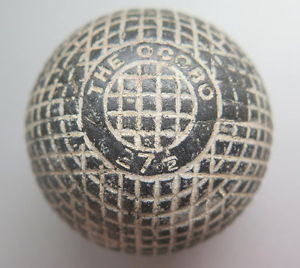 ANTIQUE - THE OCOBO - GUTTA PERCHA  GOLF BALL c1890 - GOLF - GUTTY