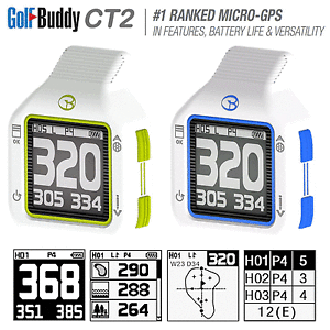"NEW 2016" GOLFBUDDY CT2 PRELOADED NO FEES GOLF GPS + FULL UK WARRANTY