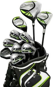 15 Piece Men Complete Golf Clubs Iron Bag Set Right Hand Handed Graphite Irons