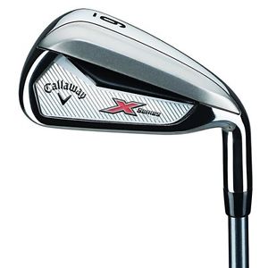Callaway X Series N415 4-Pw, Aw Iron Set Uniflex Steel Men Right Hand Very Good