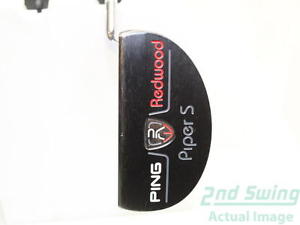 Ping Redwood Piper Black Satin Putter Steel Right 34 in