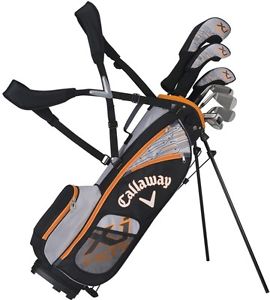 Callaway Boys Complete Golf Clubs Iron Bag Set Right Hand Handed Irons Stainless