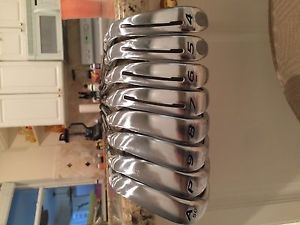 TaylorMade RSi Combo Irons 4-P plus gap KBS 105 Stiff Steel Excellent