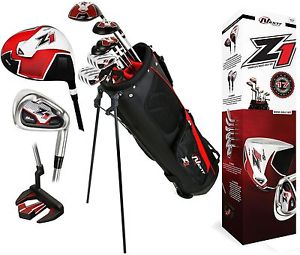 17 Piece Men Complete Golf Clubs Iron Bag Set Right Hand Handed Graphite Irons