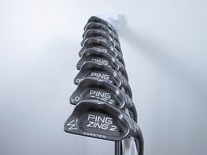 Ping Golf Zing 2 Black Dot Iron Set 3-PW JZ Stiff Flex Steel Shafts