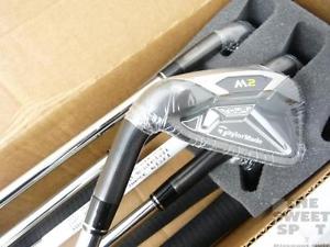 *MINT* LH TaylorMade Golf M2 Tour Iron Set 4-PW, AW Steel Stiff Left Hand