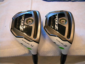 Excellent Taylormade RocketBallz RBZ Tour 3 + 4 Hybrids with factory RBZ 85 S