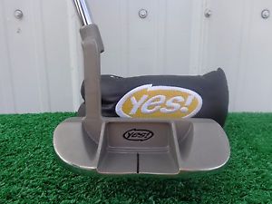 Yes Golf Jennie Putter 35" C Groove Face Putter With YES! Head Cover NEW RH