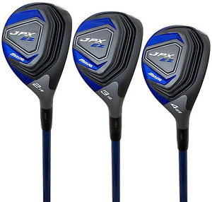 Mizuno JPX-EZ 2016 2 3 & 4 Hybrid Set 16° 19° 22° Fujikura SIX XLR8 A Flex
