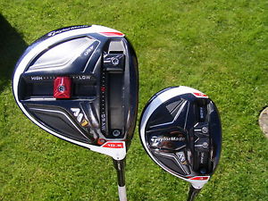 EXCELLENT TaylorMade M1 Driver and matching 3 Fairway Wood golf clubs