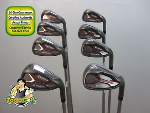 2015 TaylorMade AeroBurner Iron Set 4-P,A REAX 90 Steel Stiff 21821