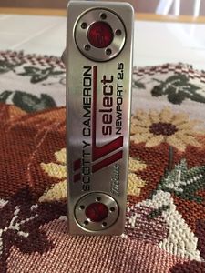Scotty Cameron Select Newport 2.5, 34" Putter w/ 2 Headcovers & New Grip