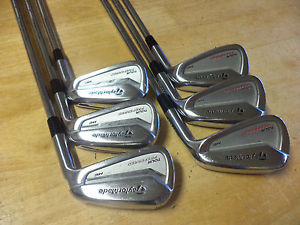 2014 TaylorMade Tour Preferred MC 5-PW IRONS IRON Set Steel KBS Tour S-Flex