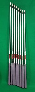 *set of 8* KBS TOUR C-Taper Lite 110 STIFF flex steel shafts pulls * PXG GRIPS *
