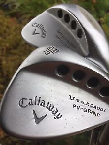 Callaway Mack Daddy PM Grind 56 and 60 Set (2 Wedges) Iomic Grips Custom Paint