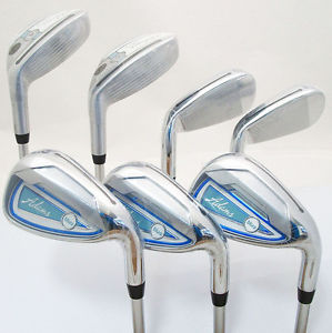 New Lady Adams Golf Blue 4-PW Hybrid Irons Aldila Slimtech Graphite Flex Womens